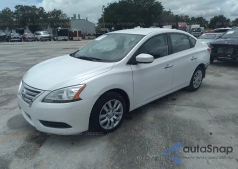 2013 Nissan Sentra Sv z USA, uszkodzony, nr VIN 3N1AB7AP8DL773846